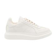 Witte Sneakers met Ronde Neus Alexander McQueen , White , Heren