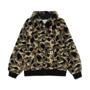 Gestructureerde camouflagejas Carhartt Wip , Green , Heren