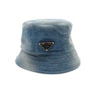 Pre-owned Cotton hats Prada Vintage , Blue , Dames