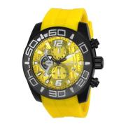 Pro Diver Quartz Horloge - Gele Wijzerplaat Invicta Watches , Black , ...