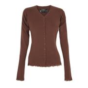 Ojala, wollen en kasjmier vest blush Cortana , Brown , Dames