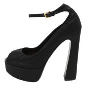 Pre-owned Fabric heels Tom Ford Pre-owned , Black , Dames