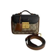 Pre-owned Canvas gucci-bags Gucci Vintage , Brown , Dames