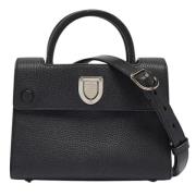 Pre-owned Leather totes Dior Vintage , Black , Dames