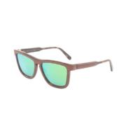 Pre-owned Leather sunglasses Loewe Pre-owned , Brown , Dames