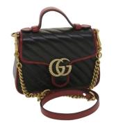 Pre-owned Leather gucci-bags Gucci Vintage , Black , Dames