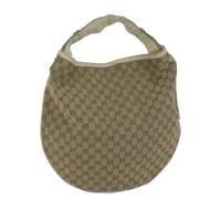 Pre-owned Canvas gucci-bags Gucci Vintage , Beige , Dames