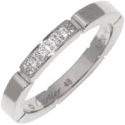 Pre-owned Metal rings Cartier Vintage , Gray , Dames