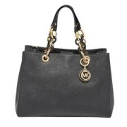 Pre-owned Leather totes Michael Kors Pre-owned , Black , Dames