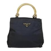 Pre-owned Nylon handbags Prada Vintage , Blue , Dames