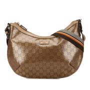 Pre-owned Fabric crossbody-bags Gucci Vintage , Brown , Dames