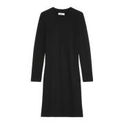 Gebreide jurk normaal Marc O'Polo , Black , Dames