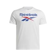 RI Gestapeld Logo Reebok , White , Dames