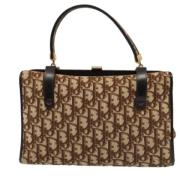 Pre-owned Canvas handbags Dior Vintage , Brown , Dames