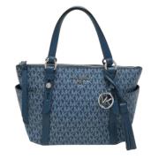 Pre-owned Leather totes Michael Kors Pre-owned , Blue , Dames