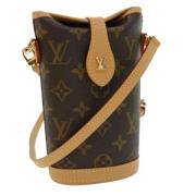 Pre-owned Canvas louis-vuitton-bags Louis Vuitton Vintage , Brown , Da...