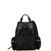 Pre-owned Canvas backpacks Burberry Vintage , Black , Dames