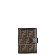 Pre-owned Canvas home-office Fendi Vintage , Brown , Dames