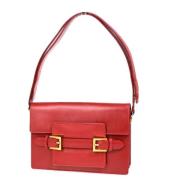 Pre-owned Leather fendi-bags Fendi Vintage , Red , Dames