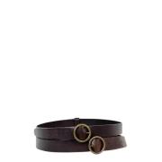 Pre-owned Leather belts Dolce & Gabbana Pre-owned , Brown , Dames