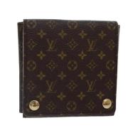 Pre-owned Canvas wallets Louis Vuitton Vintage , Brown , Dames