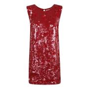 Rode Jurk Aw24 Elegant Comfortabele Stijl P.a.r.o.s.h. , Red , Dames