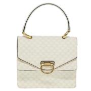 Pre-owned Canvas celine-bags Celine Vintage , White , Dames