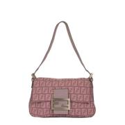 Pre-owned Canvas fendi-bags Fendi Vintage , Purple , Dames