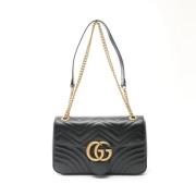 Pre-owned Leather gucci-bags Gucci Vintage , Black , Dames