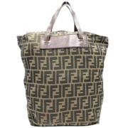 Pre-owned Canvas fendi-bags Fendi Vintage , Brown , Dames