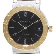 Pre-owned Stainless Steel watches Bvlgari Vintage , Black , Dames