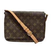 Pre-owned Canvas louis-vuitton-bags Louis Vuitton Vintage , Brown , Da...