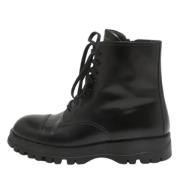 Pre-owned Leather boots Prada Vintage , Black , Heren