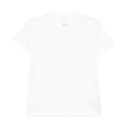 Witte Katoenen Crew Neck Tee Y-3 , White , Dames