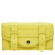 Pre-owned Leather wallets Proenza Schouler Pre-owned , Yellow , Dames