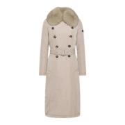 Beige Jassen voor Mannen en Vrouwen Peuterey , Beige , Dames