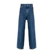 Stone Washed Werkbroek Paura , Blue , Heren