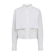 Dubbele laag shirt SandyCC Stijl Co'Couture , White , Dames