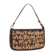 Pre-owned Canvas louis-vuitton-bags Louis Vuitton Vintage , Orange , D...