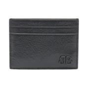 Pre-owned Leather wallets Balenciaga Vintage , Black , Dames