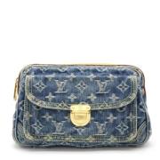 Pre-owned Canvas louis-vuitton-bags Louis Vuitton Vintage , Blue , Her...