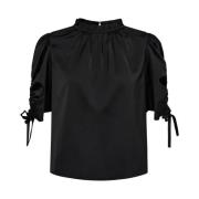 Pofmouw Feestblouse Topper Co'Couture , Black , Dames