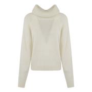 Crème Sweater Aw24 P.a.r.o.s.h. , Beige , Dames