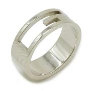 Pre-owned Metal rings Gucci Vintage , Gray , Dames