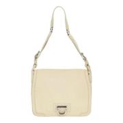 Pre-owned Leather shoulder-bags Salvatore Ferragamo Pre-owned , White ...