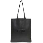 Pre-owned Leather fendi-bags Fendi Vintage , Black , Dames