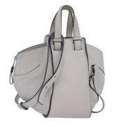 Pre-owned Leather handbags Loewe Pre-owned , White , Dames