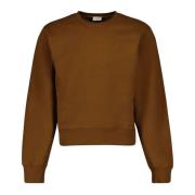 Bruine Katoenen Sweatshirt Lente-Zomer 2024 Saint Laurent , Brown , He...