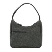 Pre-owned Wool prada-bags Prada Vintage , Gray , Dames