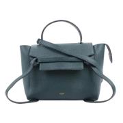 Pre-owned Leather celine-bags Celine Vintage , Green , Dames